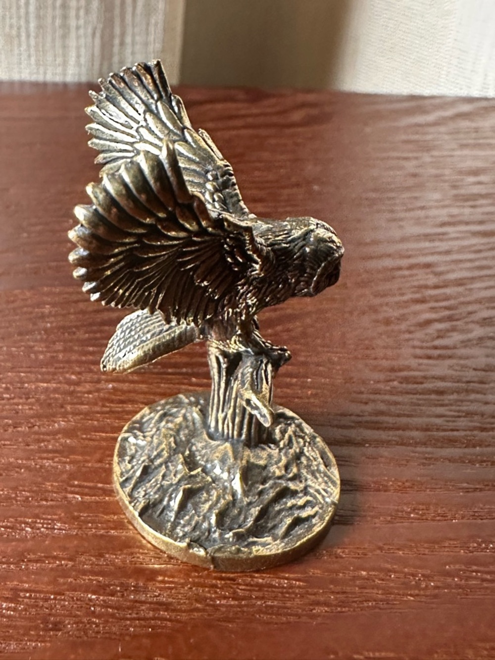 Mini Brass Owl Collectible Figurine, Vintage Style - Picture 11 of 13